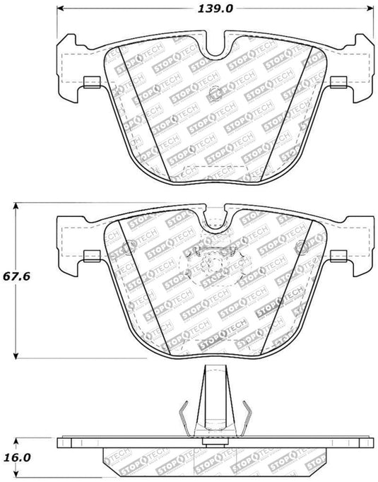 Stoptech 309.09190 ST Sport Brake Pads