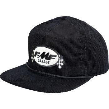 Fmf Racing Garage Cord Hat (One Size Fits Most, Black)
