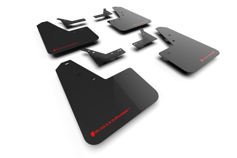 Load image into Gallery viewer, Rally Armor MF128-UR-BLK-RD RAL UR Blk Flap/Rd Logo
