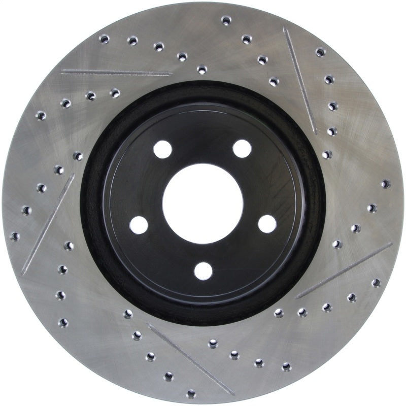 Load image into Gallery viewer, Stoptech 127.65146L ST Slot &amp; Drill Brake Rotors
