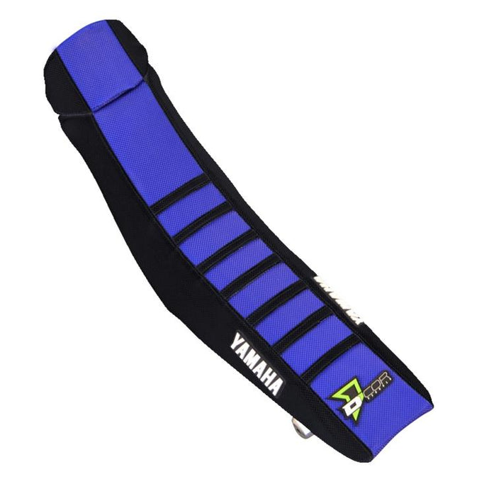 Dcor 30-50-458 Factory Reinforced Seat Cover - Black/Blue/Black Ribs