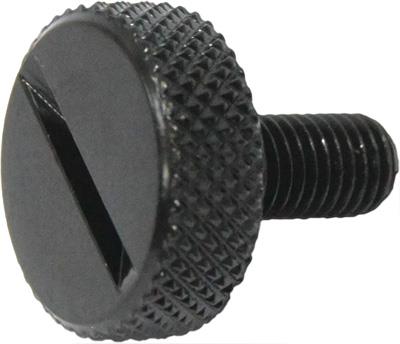 Harddrive 05-096BK Quarter Turn Thumb Seat Screw - 1/4- 28 - Black