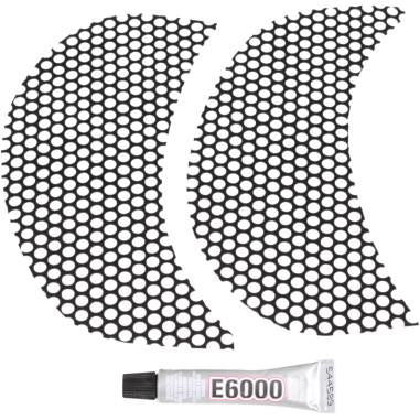 Klock Werks KWS-01-0368-B Fairing Vent Screen - Round - Black