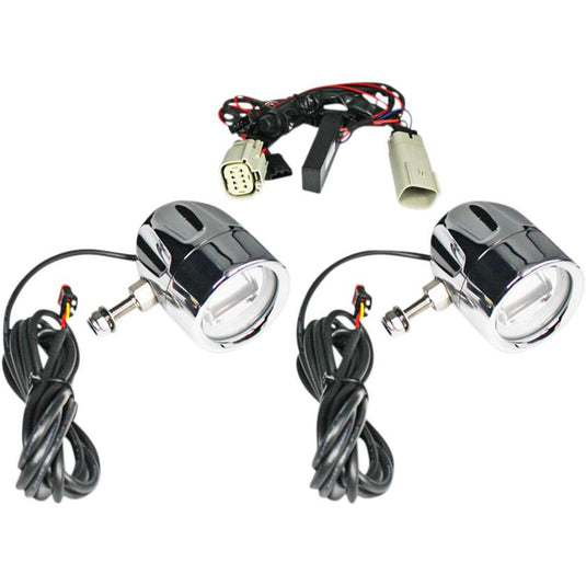 Custom Dynamics PB-FOG-TKE-C LED Halo Fog Lights - Chrome