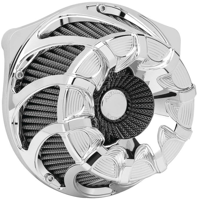 Arlen Ness 18-980 Inverted Series Air Cleaner Kit - Drift  - Chrome