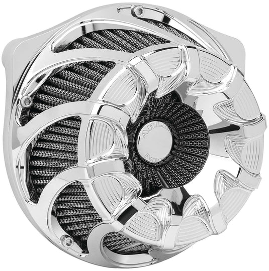 Arlen Ness 18-980 Inverted Series Air Cleaner Kit - Drift  - Chrome
