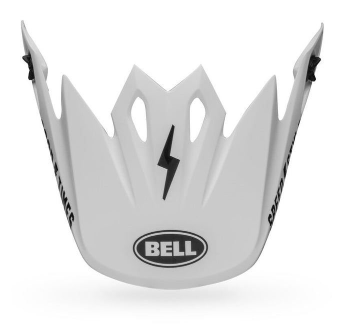 Bell Helmets Visor for MX-9 MIPS Fasthouse Helmets - Gloss White/Black