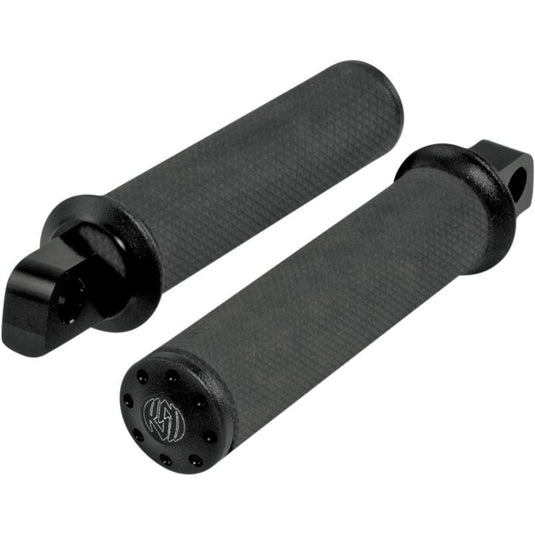 Rsd 0035-1088-SMB Tracker Footpegs with Straight Male Mounts - Black Ops