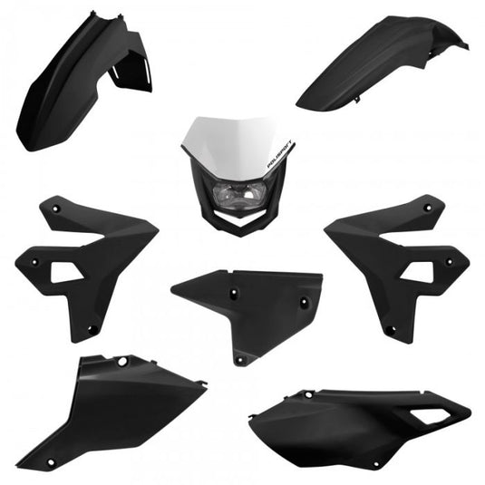 Polisport 91591 Restyling Body Kit - Black