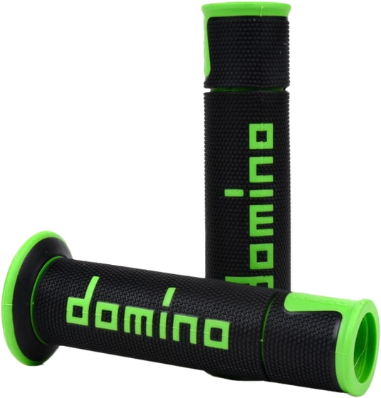 Domino A45041C4440B7-0 A450 Road Racing Grip - Black/Green