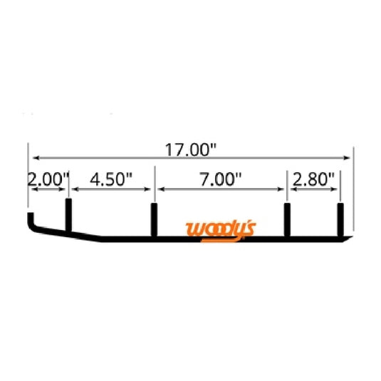 Woodys MAR-9975 Carbide Runner - Pair