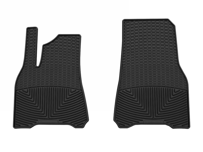 Weathertech W647 WT Rubber Mats - Front - Blk