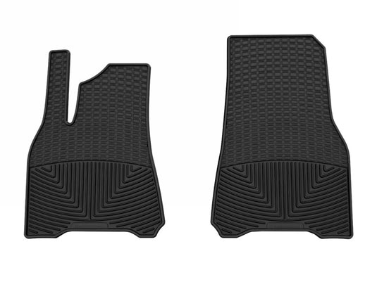Weathertech W647 WT Rubber Mats - Front - Blk