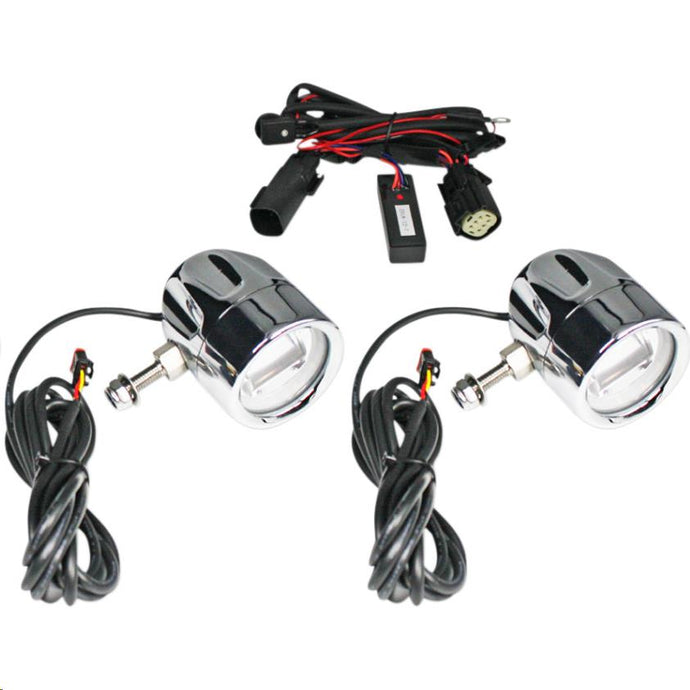 Custom Dynamics PB-FOG-BCM-C LED Halo Fog Lights - Chrome