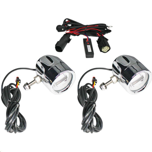 Custom Dynamics PB-FOG-BCM-C LED Halo Fog Lights - Chrome