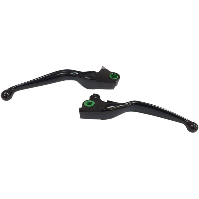 Drag Specialties 0610-1979 Wide Blade Lever Set - Matte Black