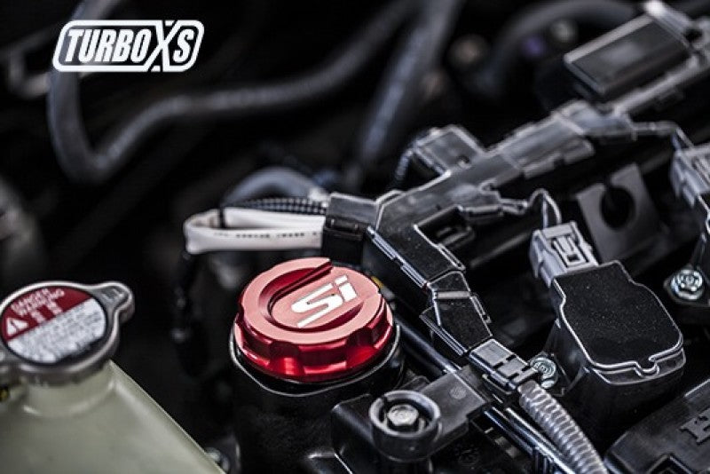 Load image into Gallery viewer, Turbo Xs HC-OC-RED-SI TXS Oil Caps
