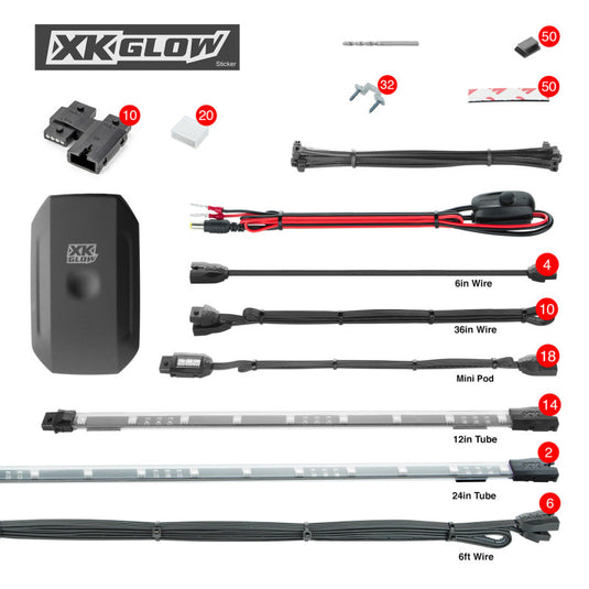 Xkglow XK-UTV-ADV XKG Offroad Accent Lights