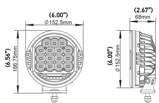 Hella 358117161 HELLA FF Driving Lamp