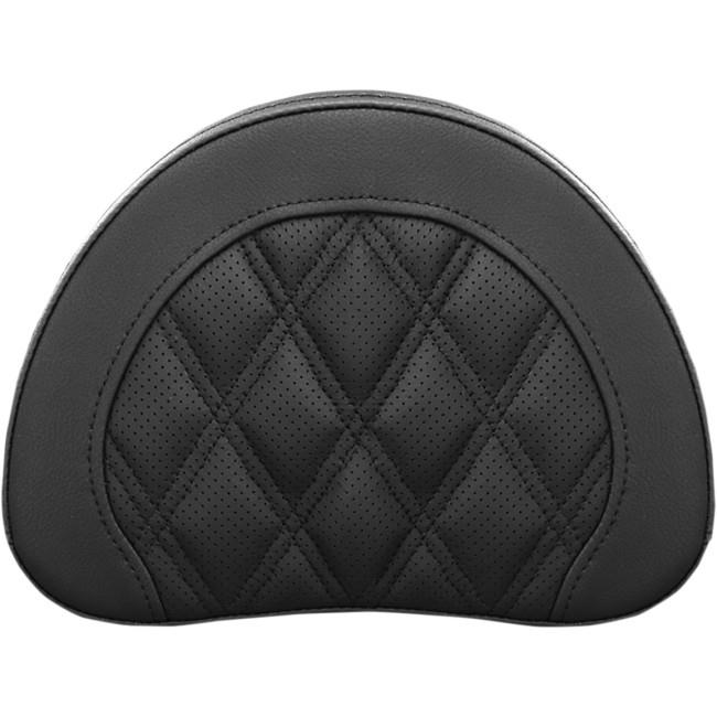 Saddlemen 051344 Half-Moon Sissy Bar Pad for Road Sofa LS Seat - 10in. x 8in. - Black