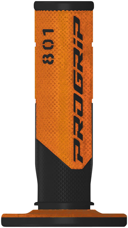 Pro Grip PA080100NEAC 801 Hybrid Duo-Density Cross Grips - Black/Orange