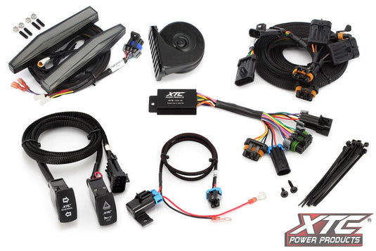 Xtc Power Products ATS-KAW-H2-DRL Auto Turn Signal Kit - with Horn and Front DRL Lights Can