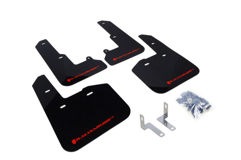 Load image into Gallery viewer, Rally Armor MF34-UR-BLK/RD RAL UR Blk Flap/Rd Logo
