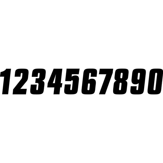 Factory Effex 08-90043 Factory Number 6in. - No.3 - Black