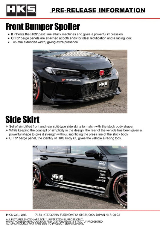 Hks 53004-AH002 HKS Premium Body Kits