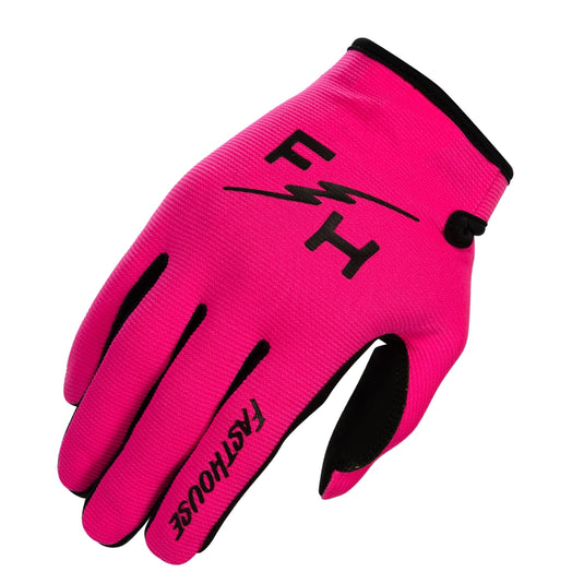 Fasthouse Carbon Eternal Womens Gloves (Small, Electric Pink)