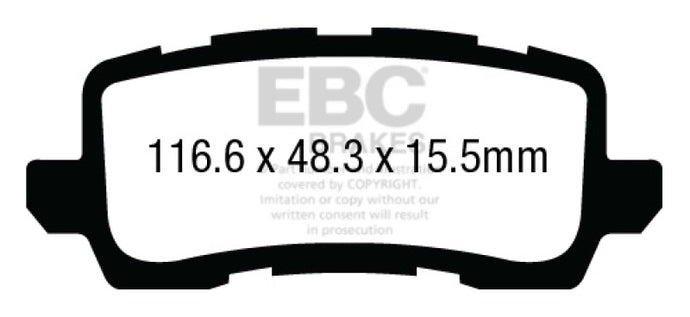 Ebc DP23018 EBC Greenstuff Brake Pad Sets