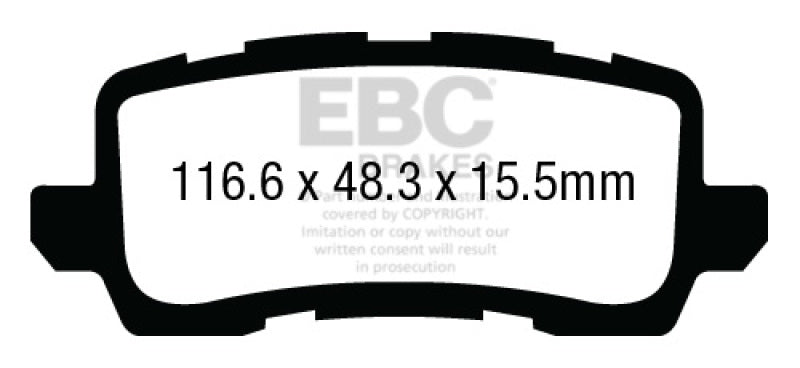 Load image into Gallery viewer, Ebc DP23018 EBC Greenstuff Brake Pad Sets

