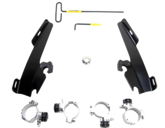 Memphis Shades MEB1999 Trigger-Lock Mount Kit for Batwing Fairing - Black