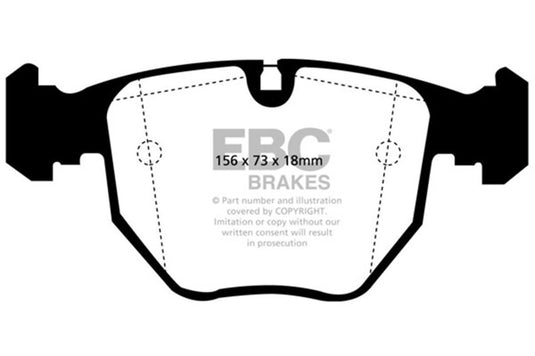 Ebc DP41036R EBC Yellowstuff Brake Pad Sets