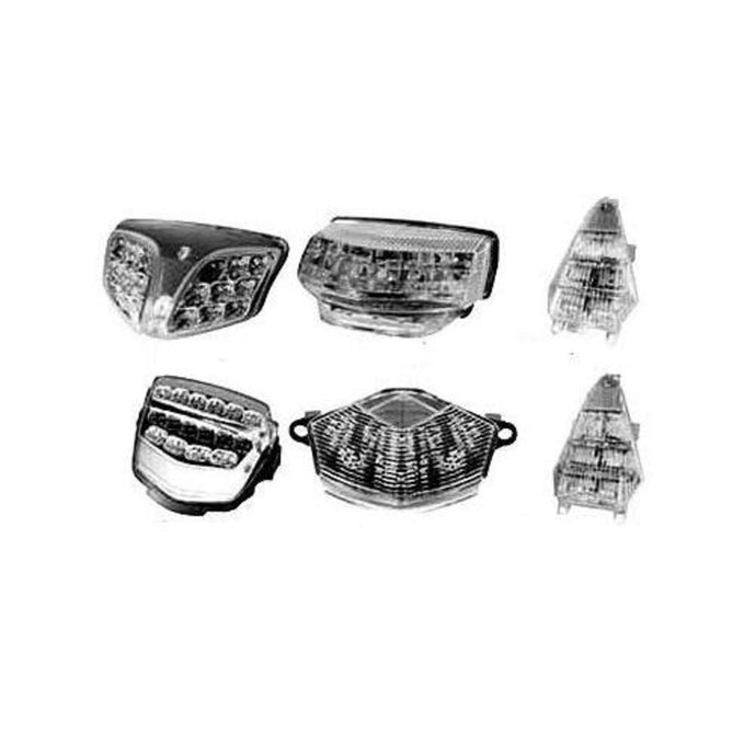Rumble Concepts RC38908SMK L.E.D. Integrated Taillight Kit - Smoke