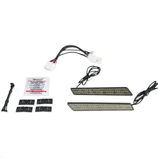 Custom Dynamics CD-LATCH-HD-S Saddlebag Latch Lights - Smoke Lens