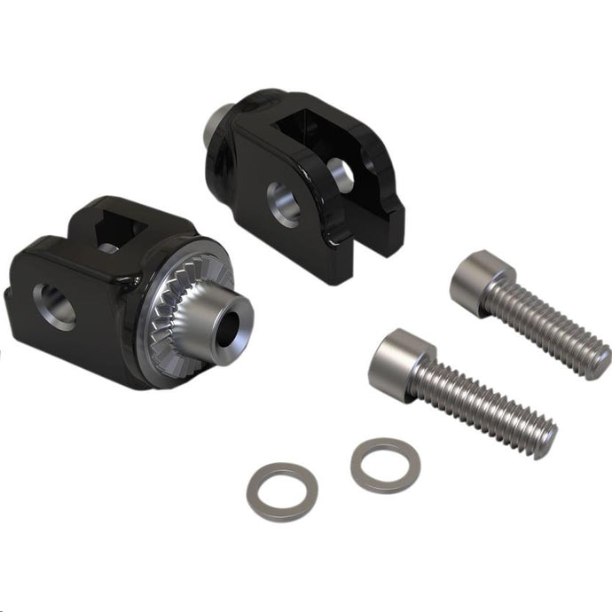Ciro 60018 Footrest Adapters - Black