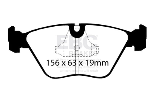 Ebc DP4689R EBC Yellowstuff Brake Pad Sets