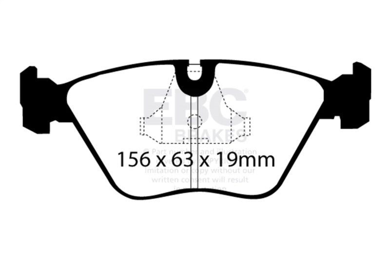 Load image into Gallery viewer, Ebc DP4689R EBC Yellowstuff Brake Pad Sets

