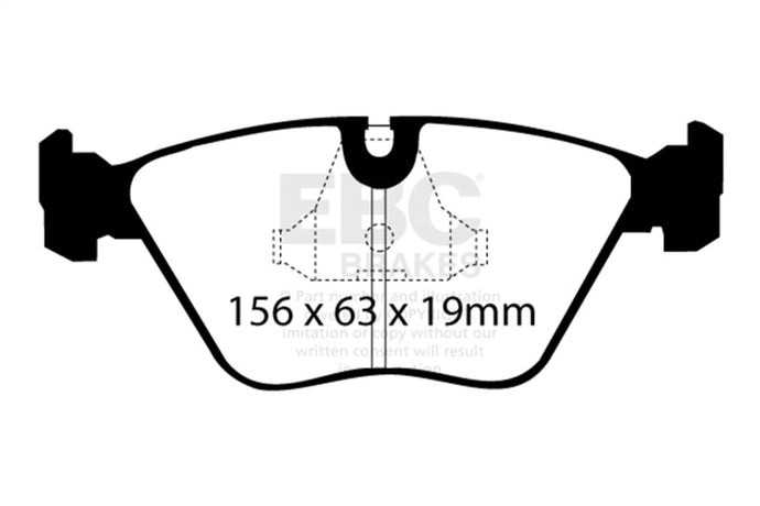 Ebc DP3689C EBC Redstuff Brake Pad Sets