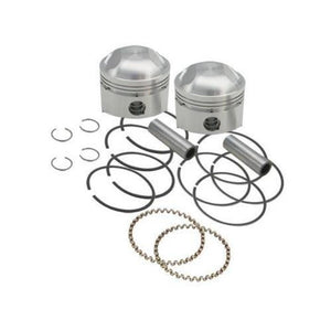 S&S Cycle 106-5497 Forged Piston Kit (74ci.) - Standard Bore 3 7/16in. +.020.,8:1 Low Compression