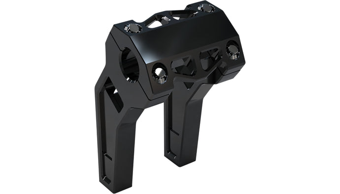 La Choppers LA-7481-06B 1.25in. Pullback Riser Kit - 6in. - Black Anodized