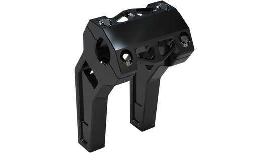 La Choppers LA-7481-06B 1.25in. Pullback Riser Kit - 6in. - Black Anodized