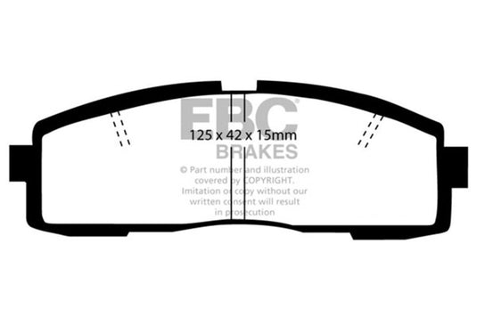 Ebc DP3608/2C EBC Redstuff Brake Pad Sets