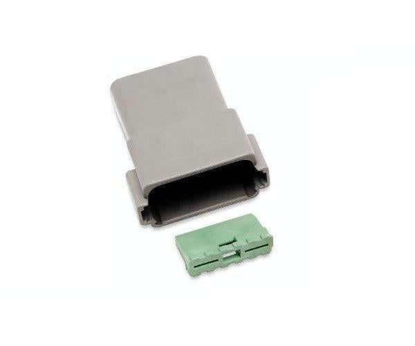 Namz DR-12G Deutsch Receptacle - 12-Pin - Gray