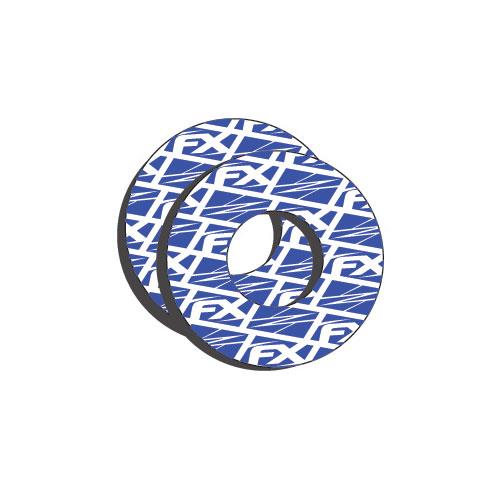 Factory Effex 22-67200 Moto Grip Donuts - Blue/White Yamaha