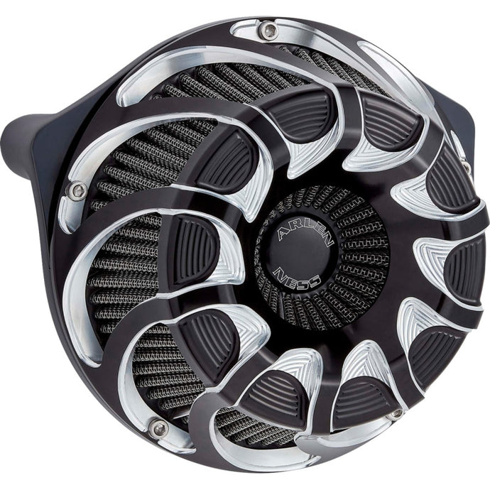 Arlen Ness 600-229 Inverted Series Air Cleaner Kit - Drift - Black Anodized