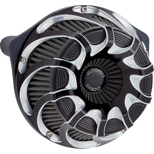 Arlen Ness 600-229 Inverted Series Air Cleaner Kit - Drift - Black Anodized