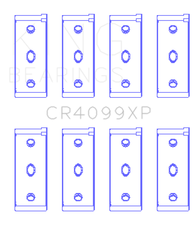 Load image into Gallery viewer, King Engine Bearings CR4099XP KING Connecting Rod Bearings
