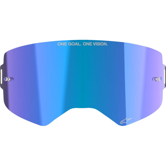 Alpinestars Supertech Mirror Lens - Mirror Blue